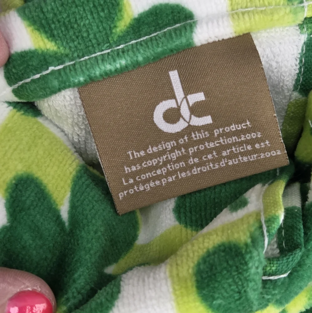 Deborah Connolly Designs Green Shamrock‎ Checkered Kitchen Hand Towels